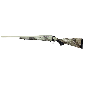 Tikka JRTXVA470 T3x Lite Full Size 7mm Rem 3+1 24.30 Stainless Cerakote Fluted Threaded Barrel, Drilled & Tapped Steel Receiver, Veil Alpine Fixed Synthetic Stock, Black Interchangeable Backstrap Grip, Rifle
