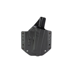 Bravo Concealment BCA BC10-1023, OWB Concealment Holster, 1.5 in Belt Loops, Fits Glock 43/43X/48, Right Hand, Black