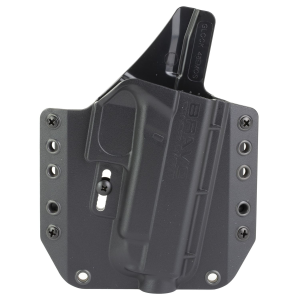Bravo Concealment BCA, OWB Concealment Holster, 1.5 in Belt Loops, For Glock 48/48 MOS, Right Hand, Black, Polymer BC10-1029