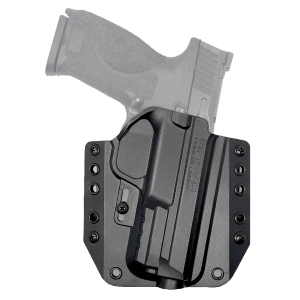 Bravo Concealment BCA, OWB Concealment Holster, 1.5 in Belt Loops, Fits S&W M&P 9/40 Full Size, Right Hand, Black, Polymer BC10-1014