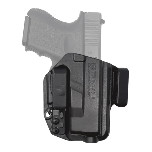 Bravo Concealment Torsion BC20-1003, IWB Concealment Holster, Waistband Clips, Fits Glock 26/27/33, Right Hand, Black