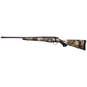 Tikka JRTXVW482 T3x Lite Full Size 6.5 Creedmoor 3+1 24.30 Midnight Bronze Cerakote Fluted Threaded Barrel, Drilled & Tapped Steel Receiver, Veil Wideland Fixed Synthetic Stock, Black Interchangeable Backstrap Grip, Left Hand, Rifle