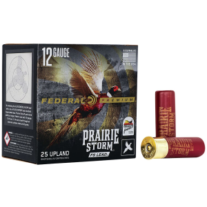 Federal PFX129FS6 Premium Prairie Storm FS 12Gauge 3 in 1 5/8oz 6Shot 25 Per Box/10 Case, Shotgun Shells