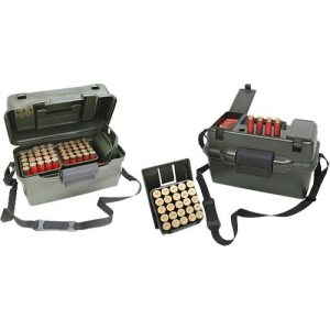 MTM Case-Gard SH1001209, Shotgun Hunter Case 12 Gauge Wild Camo Polypropylene 100rd
