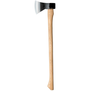 Cold Steel CS90TA Trail Boss 4 in Plain 1055 Carbon Steel Blade American Hickory Handle 27 in OAL