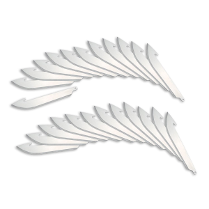 Outdoor Edge RR3524 Replacement Blades 350 24 Blades, Drop Point 3.50 in 420J2 SS Blade