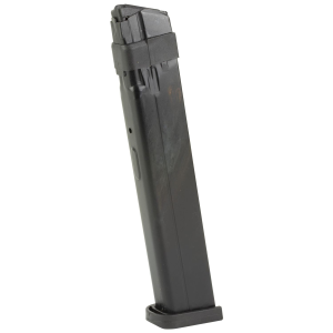 ProMag Mag, 9MM, 28 Rounds, For Glock 43X/48, Steel Construction, Blued Finish, Black GLK-A23