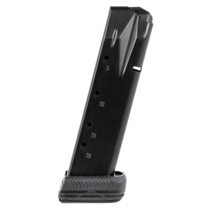 Mec-Gar MGP22620DPS Standard 20rd Detachable w/Drop Protection System 9mm Luger Fits Sig P226 Blued w/Anti-Friction Coating Carbon Steel, Magazine