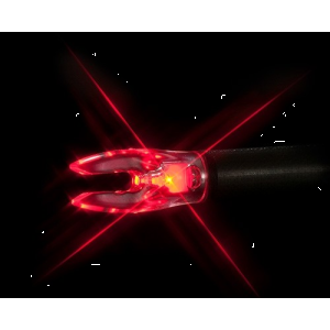 Nockturnal Lighted Nock Universal Fit Red 3/Pack NT302