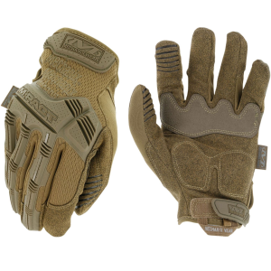 Mechanix Wear MPT72009 M-Pact Coyote Fingerless Synthetic Leather Medium TPR Closure Gloves