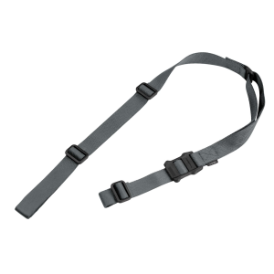 Magpul MAG513GRY MS1 Sling 1.25 in W x 48 in- 60 in L Adjustable Two-Point Gray Nylon Webbing for, Rifle