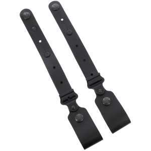 Galco MC2TDB Horizontal Shoulder System Tie Down Set 2.0 Black Full Grain Leather Ambi, Holster