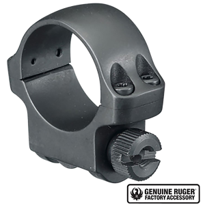 Ruger 90277 3BHM Scope Ring Matte Black 1 Low