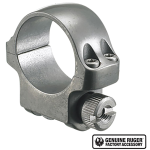 Ruger 90293 3KTG Scope Ring Silver 1 Low