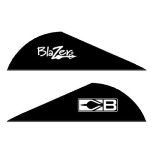 Bohning Blazer Vanes 2 in Solid Black 36Pk 10831BK2