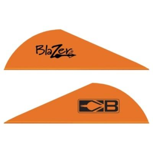 Bohning Blazer Vanes 2 in Solid Neon Orange 36Pk 10831NO2