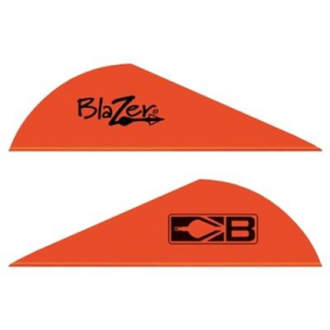 Bohning Blazer Vanes 2 in Solid Neon Red 36Pk 10831NR2
