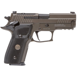 Sig Sauer E29R9LEGIONR2 P229 Legion Compact Frame 9mm Luger 15+1, 3.90 in Black Carbon Steel Barrel, Legion Gray Cerakote Serrated Stainless Steel Slide, Aluminum Frame w/Beavertail & Picatinny Rail, Black G10 w/Legion Medallion Grip, DASA, Pistol