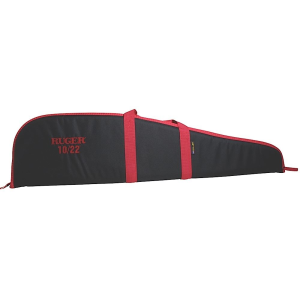 Ruger 27540 Embroidered 40 in Black/Red Endura For Ruger 10/22, Rifle Case