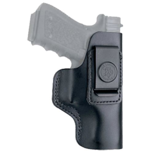 DeSantis Gunhide 031BA02Z0 Insider IWB Black Leather Belt Clip Fits S&W J Frame/Taurus 85 2-2.25 in Barrels Right Hand, Holster