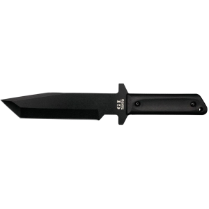 Cold Steel CS80PGTK G.I. 7 in Fixed Tanto Plain Black Rust Resistant Finish 1055 Carbon Steel Blade/Black Polypropylene Scales Handle Includes Sheath, Knife