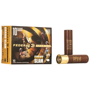 Federal PFCX101F5 Premium Grand Slam 10Gauge 3.50 in 2oz 5Shot 10 Per Box/25 Case, Shotgun Shells