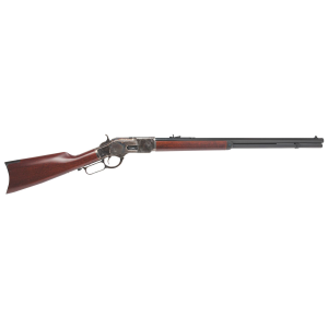 Cimarron CA282 1873 Sporting Full Size 45 Colt (LC) 13+1, 24 in Blued Octagon Steel Barrel, Color Case Hardened Steel Receiver, Wood Stock, , Rifle