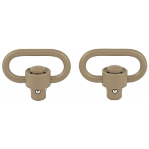 GrovTec Heavy Duty Push Button Swivels GTSW253, Flat Dark Earth GTSW253