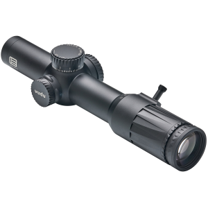 Eotech VDU110FFLE5 Vudu FFP Black Hardcoat Anodized 1-10x 28mm 34mm Tube Illuminated Red LE-5 MRAD Reticle Features Throw Lever, Rifle Scope