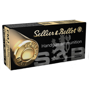 Sellier & Bellot SB32A 32ACP 73gr Full Metal Jacket 50 Per Box/40 Case Centerfire, Handgun Ammunition