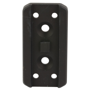 Arisaka Defense Optic Plate, Anodized Finish, Black, Fits Arisaka Offset Optic Mount, For Aimpoint Micro T1/T2/H1/H2, SIG Romeo 4, 5 (not 5X), Holosun HS403 (not A), HS503, HS515, HS530, Vortex Crossfire OOM-P5