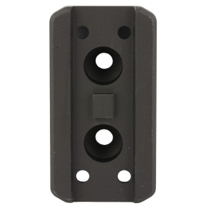Arisaka Defense Optic Plate, Tall Height, Anodized Finish, Black, Fits Arisaka Offset Optic Mount, For Aimpoint Micro T1/T2/H1/H2, SIG Romeo 4, 5 (not 5X), Holosun HS403 (not A), HS503, HS515, HS530, Vortex Crossfire OOM-P11