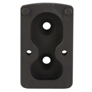 Arisaka Defense Optic Plate, Tall Height, Anodized Finish, Black, Fits Arisaka Offset Optic Mount, For Trijicon RMR, SRO, Holosun 407C, 507C, 508T, Swampfox Kingslayer, Liberty, Justice OOM-P8