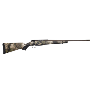 Tikka JRTXVW319 T3x Lite Full Size 6.5 PRC 3+1 24.30 in Midnight Bronze Cerakote Fluted Threaded Barrel, Steel Receiver, Veil Wideland Fixed Synthetic Stock, Black Interchangeable Backstrap Grip, Rifle