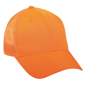 Outdoor Cap Mesh Back Hat Blaze Orange 315M BLZ