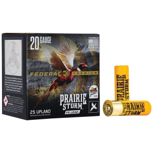 Federal PFX126FS4 Premium Prairie Storm FS 12Gauge 2.75 1 1/4oz 4Shot 25 Per Box/10 Case, Shotshell Lead Loads