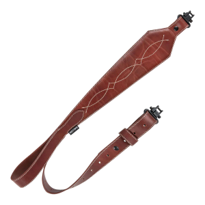 Heritage Cases 8508 Western Scallop Brown Leather 28-35 OAL