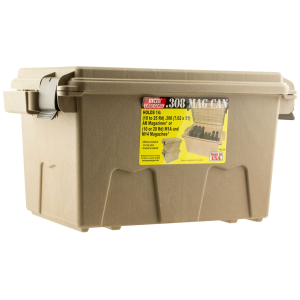 MTM Case-Gard TMC308 Tactical Mag Can FDE Polymer 308 Win 7.62x51mm NATO Fits AR-Platform