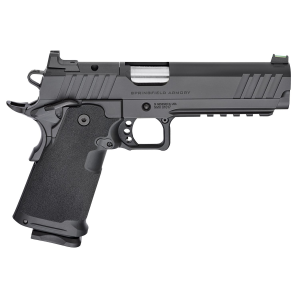 Springfield Armory PH9119AOS Prodigy 9mm Luger 20+1/17+1 5 in Stainless Match Grade Barrel, Black Cerakote Optic Cut/Serrated Carbon Steel Slide, Black Cerakote Carbon Steel Frame w/Beavertail, Black Polymer Grip, Pistol