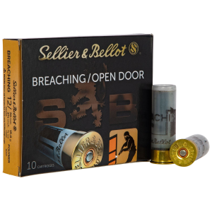 Sellier & Bellot SB12BR Breaching 12Gauge 2.75 in 1/2oz 10 Per Box/25 Case, Shotgun Shells