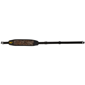 Browning 12201419 Waterfowl Sling made of Mossy Oak Bottomland Neoprene with 25.50 in-50 in OAL, Adjustable Design & Swivel for, Rifle/Shotgun