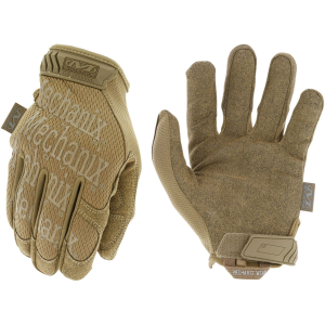 Mechanix Wear MG72010 Original Coyote Synthetic Leather Large Velcro Closure Gloves