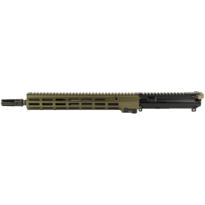 Geissele autos URG-1, Near Clone, Complete Upper Receiver, 556NATO, 14.5 in Barrel, 1:7 Twist, Pinned and Welded Surefire 4 Prong Flash Hider, Desert Dirt Color 13.5 in SMR MK16 M-LOK Free Float Handg
