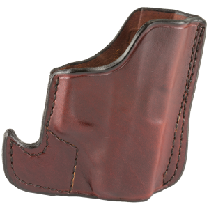Don Hume 001 Front Pocket Holster, Fits Glock 42, Ambidextrous, Brown Leather J100144R