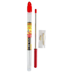 Pro-Shot 1PS87U Micro-Polished Cleaning Rod .27/ .32/ .40/ .44/ .45/ 9mm/ 10mm Cal, Pistol #8 in-32 Thread 8 in Stainless Steel