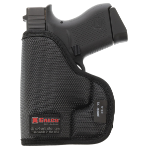 Galco SOU652B StukOn-U Black Gripper Shell Compatible w/ Glock 33/S&W M&P Shield/Taurus G2C Pocket Mount, Holster