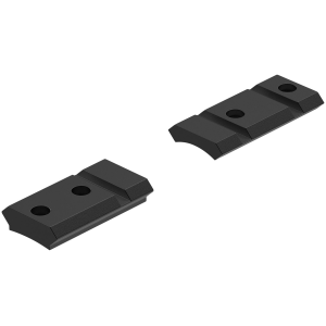 Leupold 180293 QRW Cross-Slot Base Set Matte Black Remington 700