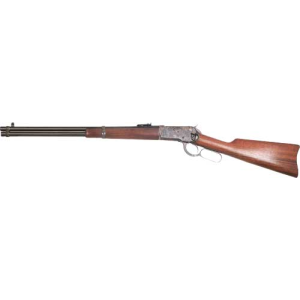 Cimarron AS612 1892 Carbine 45 Colt (LC) 10+1 20 in Blued Round Barrel, Color Case Hardened Receiver, Walnut Furniture, Rifle