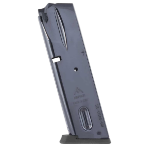 Mec-Gar MGSW5915N 15rd 9mm Compatible w/ S&W 5900 Series/915/910/659 Black Nickel, Magazine