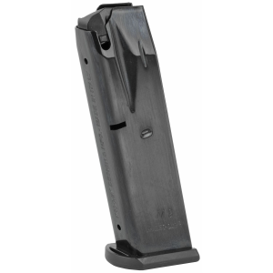 Mecgar Magazine, 9MM, 10 Rounds, Fits Beretta 92, Blued Finish MGPB9210B